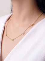 Belina Bow 18K Gold Plated Necklace