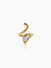 Benita Diamond 18K Gold Plated Women's Ring