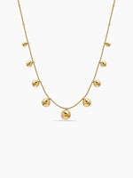 Berenice Charms 18K Gold Plated Choker Necklace