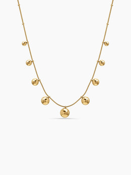 Berenice Charms 18K Gold Plated Choker Necklace