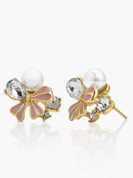 Bloom Pearl Diamond Earrings