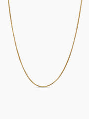 Box 1MM 18K Gold Plated  Women's Chain
