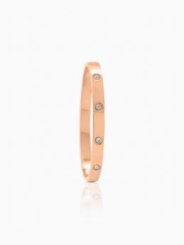 Bree Band Rosegold Plated Bracelet