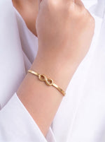 Briar Infinity 18K Gold Plated Band Bracelet