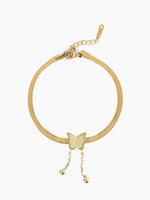 Butterfly Snake Chain Bracelet