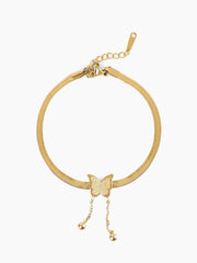 Butterfly Snake Chain Bracelet