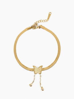 Butterfly Snake Chain Bracelet