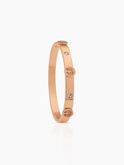CC Lifetree Rosegold Plated Band Bracelet