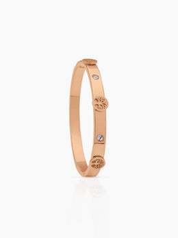 CC Lifetree Rosegold Plated Band Bracelet