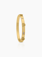 CC Lifetree 18K Gold Plated Band Bracelet