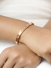 CC Lifetree Rosegold Plated Band Bracelet
