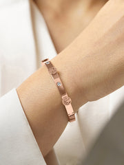 CC Lifetree Rosegold Plated Band Bracelet