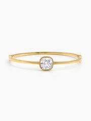 Caesar Solitaire 18K Gold Plated Band Bracelet