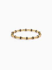 Caloria Bamboo Line 18K Gold Plated Women's Band Bracelet