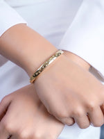 Corissa Diamond 18K Gold Plated Women's Band Bracelet