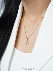 Dahlia Pearl Viterix 18K Gold Plated Necklace