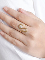 Darika Solitaire 18K Gold Plated Women's Ring