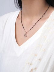 Delora Rosegold Plated Mangalsutra