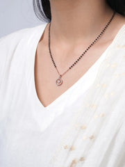 Delora Rosegold Plated Mangalsutra