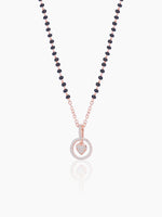 Delora Rosegold Plated Mangalsutra