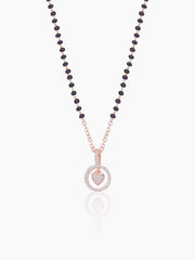 Delora Rosegold Plated Mangalsutra