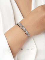 Dia Silver Mangalsutra Bracelet