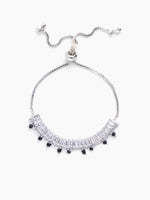 Dia Silver Mangalsutra Bracelet