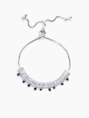 Dia Silver Mangalsutra Bracelet