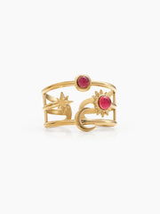 Dulora 18K Gold Plated Women's Ring