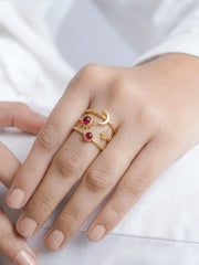 Dulora 18K Gold Plated Women's Ring