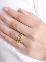 Elani Link Diamond Ring