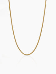 Elliot 18K Gold Plated Women's Round Snake Chain