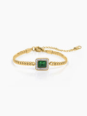 Erin Emarald 18K Gold Plated Bracelet