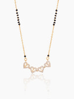 Gleaming Clover 18K Gold Plated Mangalsutra