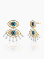Havana Eye 18K Gold Plated Earrings