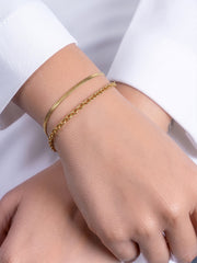 Ismera Layered 18K Gold Plated Women's Bracelet