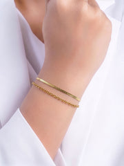 Ismera Layered 18K Gold Plated Women's Bracelet