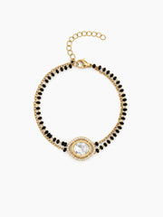 Jiya Diamond 18K Gold Plated Mangalsutra Bracelet