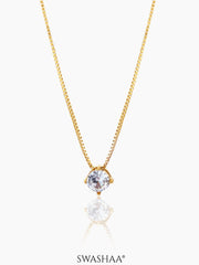 Juno Solitaire Necklace