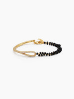 Kanvi Diamond 18K Gold Plated Mangalsutra Bracelet
