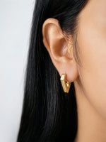 Kiran 18K Gold Plated Women's Hoop Earrings