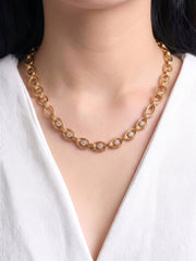 Lavika Solitaire 18K Gold Plated Chain