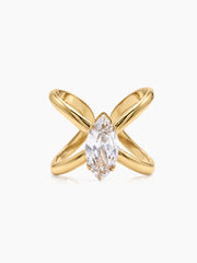 Lenavia Solitaire 18K Gold Plated Women's Ring