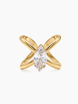 Lenavia Solitaire 18K Gold Plated Women's Ring