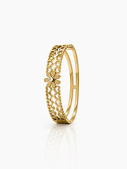 Linora 18K Gold Plated Small Wrist Band Bracelet