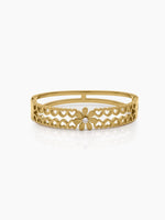 Linora 18K Gold Plated Small Wrist Band Bracelet