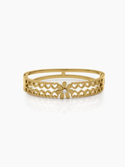 Linora 18K Gold Plated Small Wrist Band Bracelet