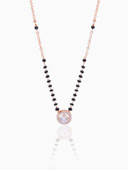 Lisa Rosegold Plated Mangalsutra