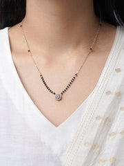 Lisa Rosegold Plated Mangalsutra
