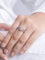 Loven Heart Solitaire Ring